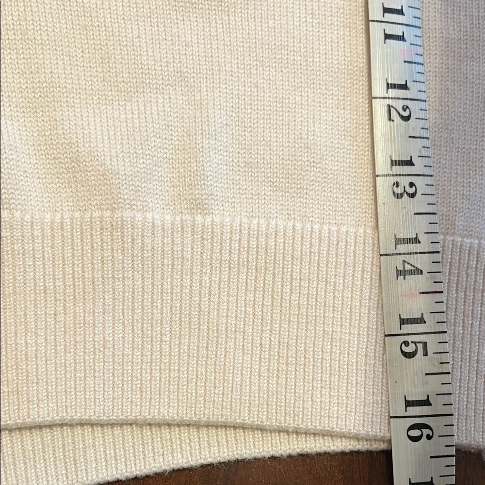 Aritzia Ginny Polo Sweater - Ivory/Cream - Picture 7 of 9